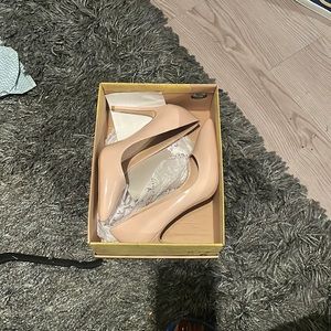 MIX NO.6 beige heels. Size 8.5